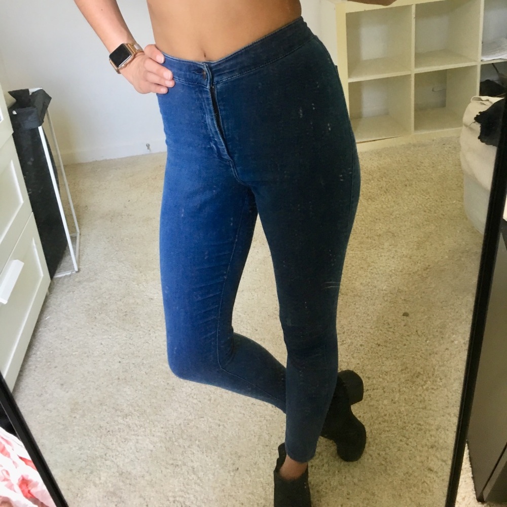 Topshop Joni Petite High-Rise Jeans